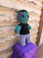 Load image into Gallery viewer, Handmade Crocheted Frankenstein Doll