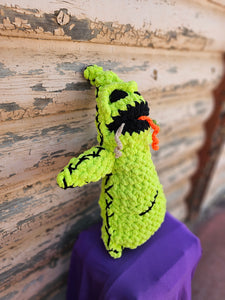 Handmade Crocheted Oogie Boogie Doll