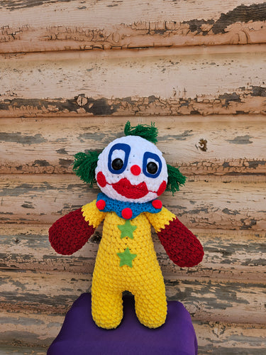 Handmade Crocheted Killer Klowns Shorty Doll
