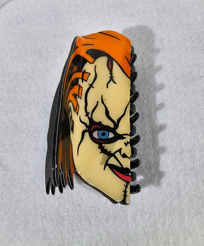 Horror Hair Claw Clip - Chucky and Tiffany