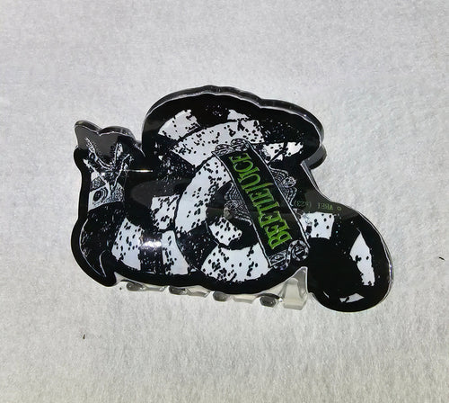 Horror Hair Claw Clip - Beetlejuice Sandworm