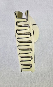 Horror Hair Claw Clip - Ghostface (white)