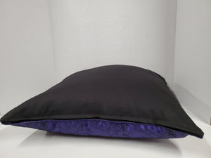 Purple Spiderweb Lace Throw Pillow