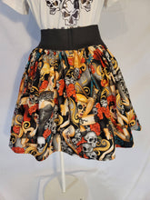 Load image into Gallery viewer, Sugar Skull Skirt