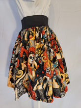 Load image into Gallery viewer, Sugar Skull Skirt