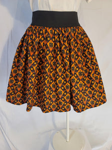 Vintage Halloween Cat Skirt