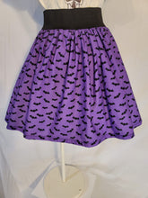 Load image into Gallery viewer, Purple Bat Skirt