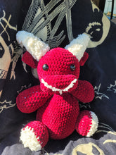 Load image into Gallery viewer, Handmade Crocheted Baphomet Doll