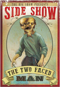 Two Faced Man Freak Show T-Shirt